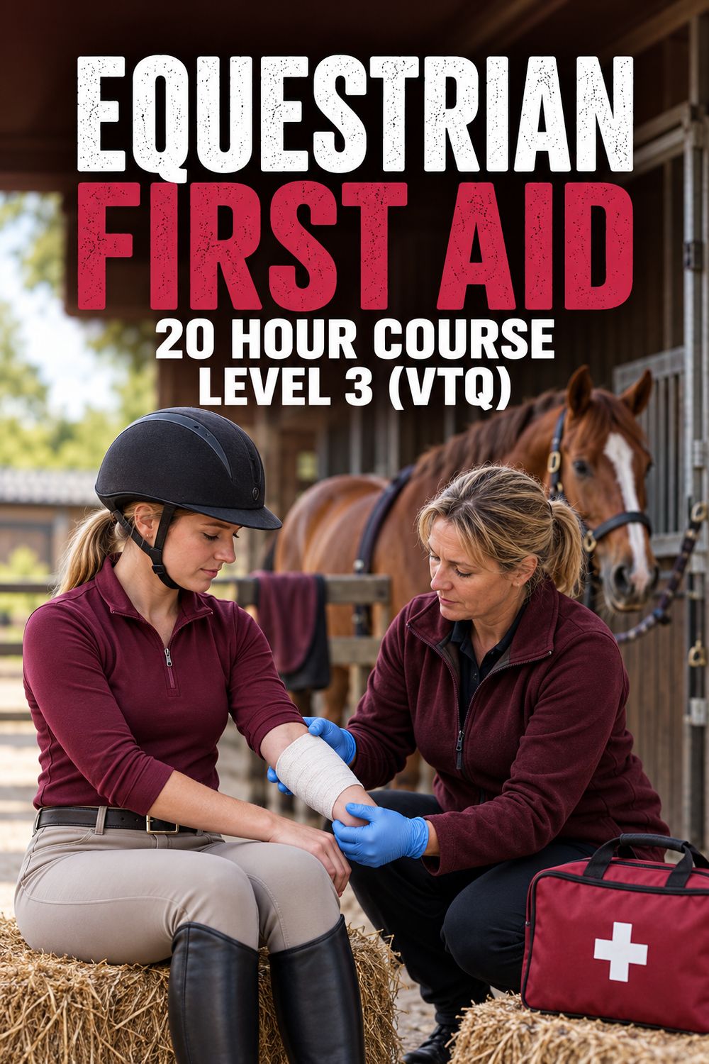 Equestrian First Aid at Work 20 Hour Level 3 (VTQ) - FAW Equestrian First Aid at Work 20 Hour Level 3 (VTQ) - FAW