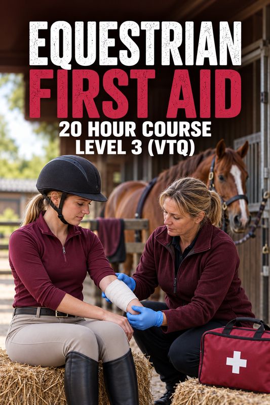 Equestrian First Aid at Work 20 Hour Level 3 (VTQ) - FAW