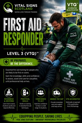 First Aid Responder Level 3 (VTQ)™ First Aid Responder Level 3 (VTQ)™