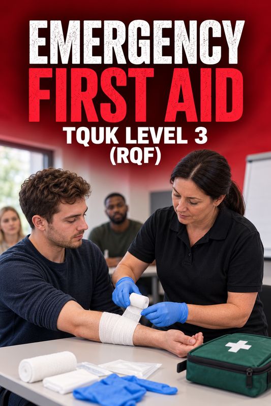 TQUK Level 3 Award in Emergency First Aid at Work (RQF) - (EFAW)