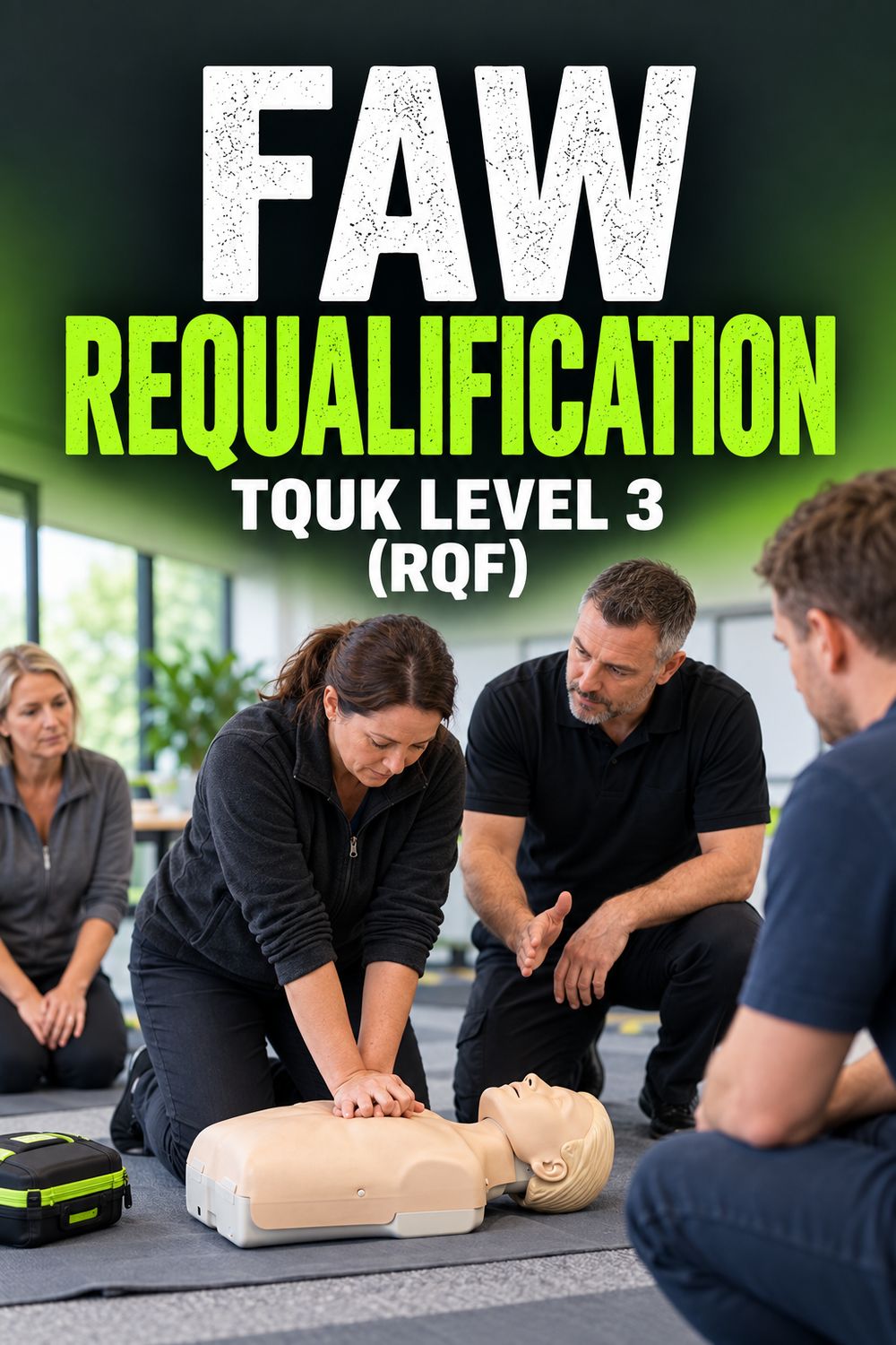 TQUK Level 3 Award in First Aid at Work (RQF) - FAW Requalification TQUK Level 3 Award in First Aid at Work (RQF) - FAW Requalification