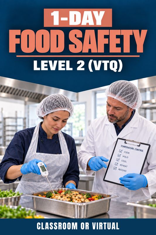 1-Day Food Safety Level 2 (VTQ)