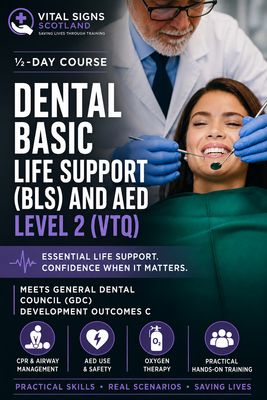 Dental Basic Life Support (BLS) and AED Level 2 (VTQ)