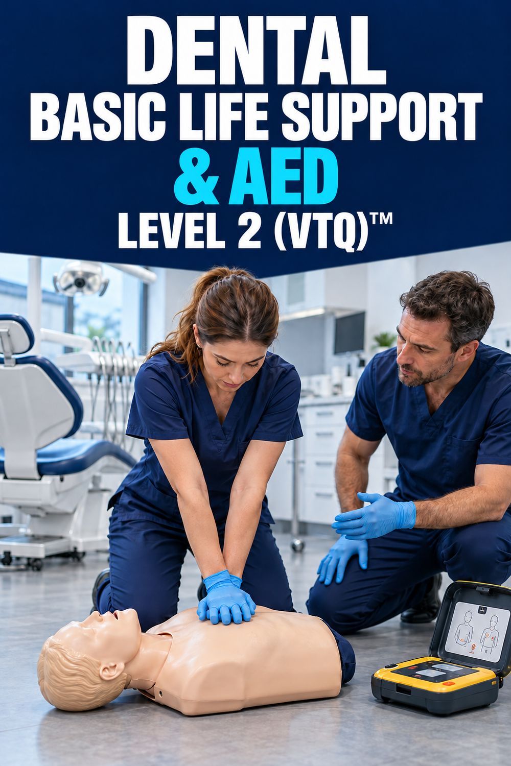 Dental Basic Life Support (BLS) and AED Level 2 (VTQ) Dental Basic Life Support (BLS) and AED Level 2 (VTQ)