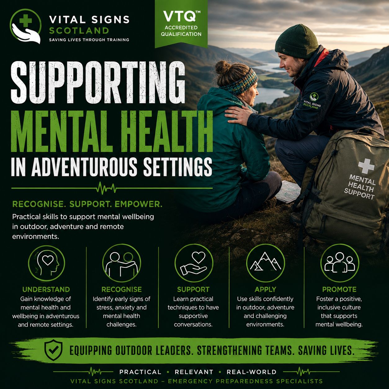 Supporting Mental Health in Adventurous Settings (VTQ)™ Supporting Mental Health in Adventurous Settings (VTQ)™