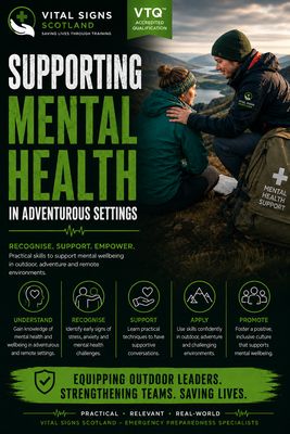 Supporting Mental Health in Adventurous Settings (VTQ) – On-Site Group Course Supporting Mental Health in Adventurous Settings (VTQ) – On-Site Group Course