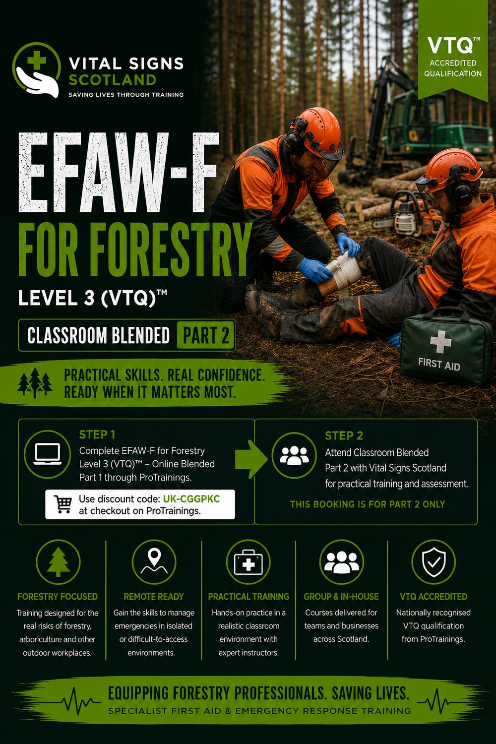 EFAW-F for Forestry Level 3 (VTQ)™ – Classroom Blended Part 2 EFAW-F for Forestry Level 3 (VTQ)™ – Classroom Blended Part 2