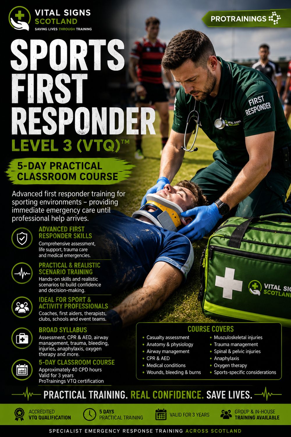 Sports First Responder Level 3 (VTQ)™ Sports First Responder Level 3 (VTQ)™