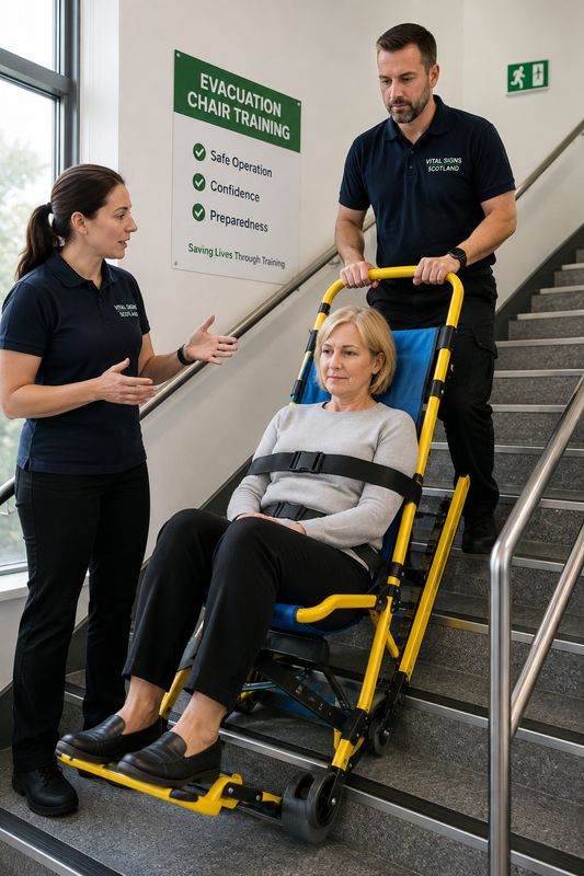 Evacuation Chair/Mat Level 2 (VTQ)™ – In-House Training Evacuation Chair/Mat Level 2 (VTQ)™ – In-House Training