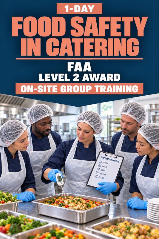 On-Site Training: Food Safety in Catering - FAA Level 2 Award 1-day