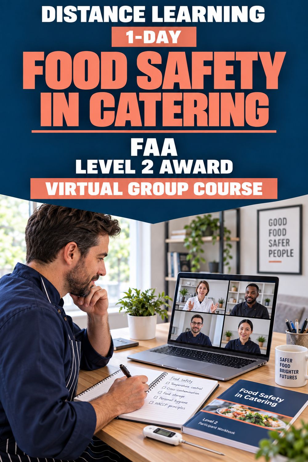 DISTANCE LEARNING - Food Safety in Catering - FAA Level 2 Award 1-day DISTANCE LEARNING - Food Safety in Catering - FAA Level 2 Award 1-day