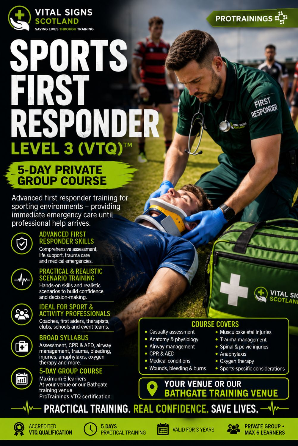 Sports First Responder Level 3 (VTQ)™ Sports First Responder Level 3 (VTQ)™