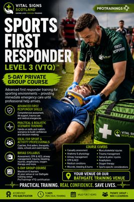 On-Site & Group Training: Sports First Responder Level 3 (VTQ)™ On-Site & Group Training: Sports First Responder Level 3 (VTQ)™