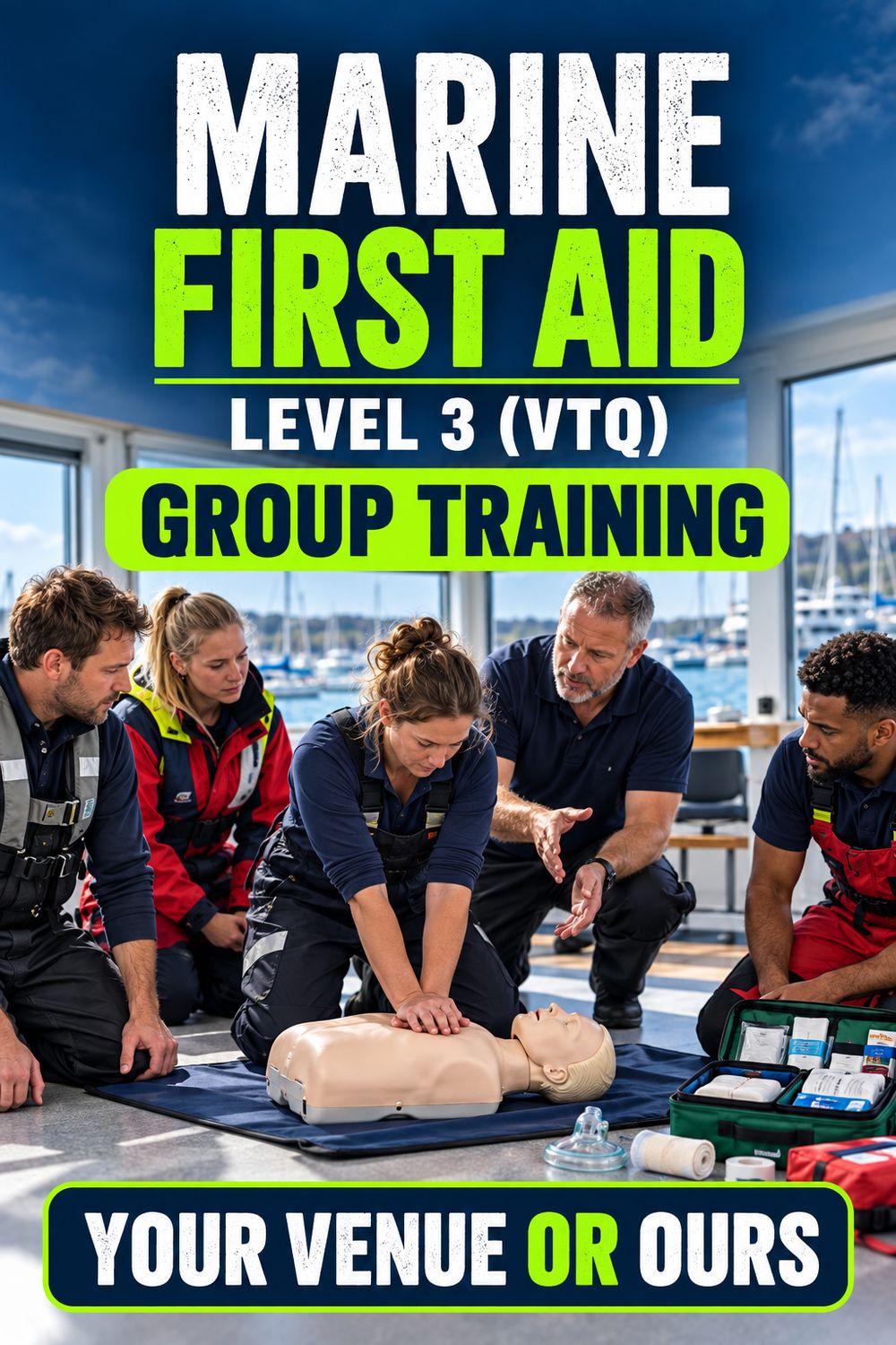 Group Training - Marine First Aid Level 3 (VTQ) Group Training - Marine First Aid Level 3 (VTQ)