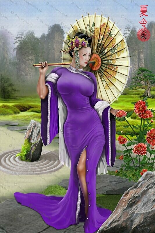 Geisha in summer
