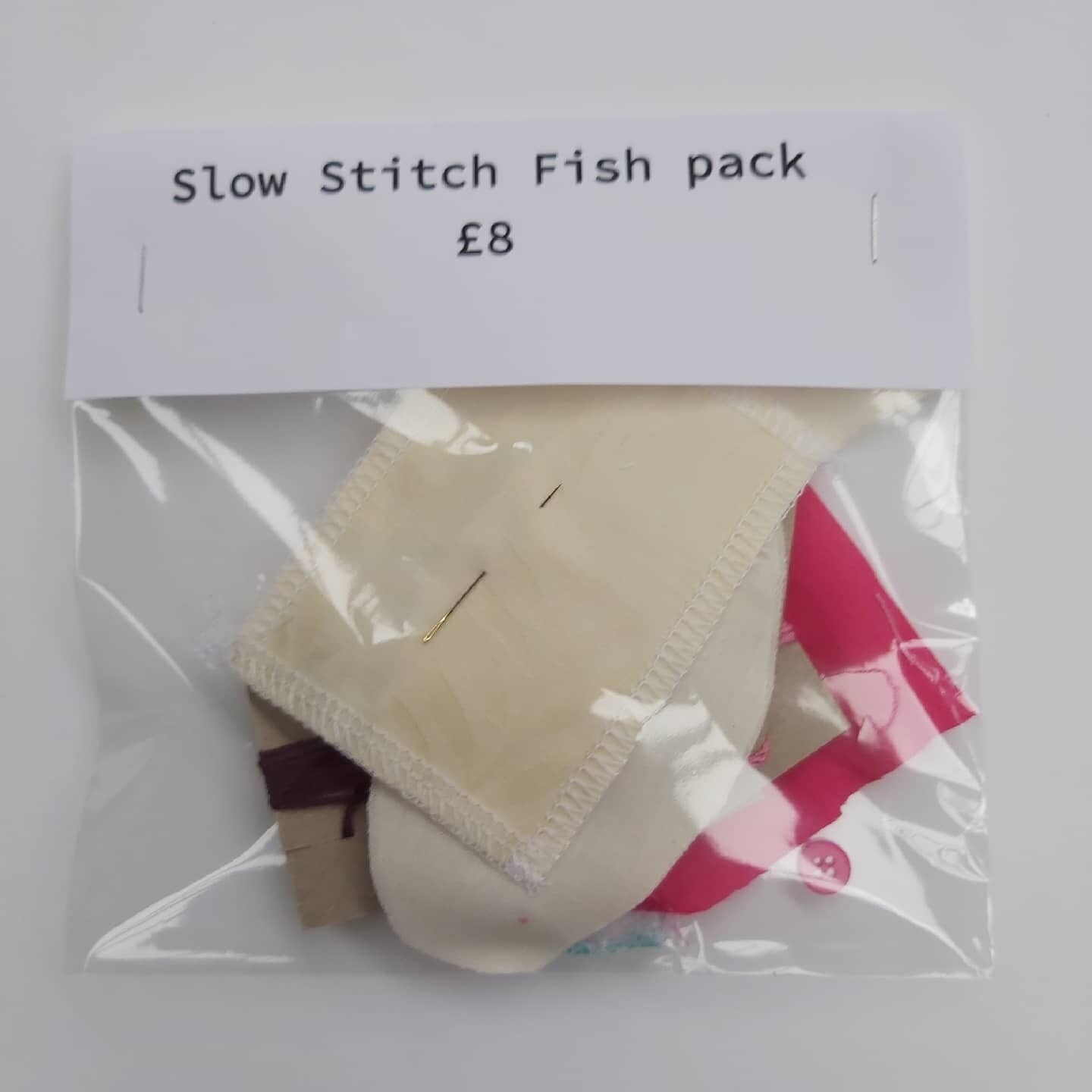 Slow stitch fish paci
