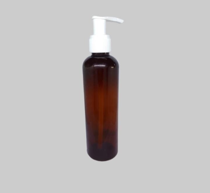 200ml Amber round Bottle Dispenser pump (DP03)