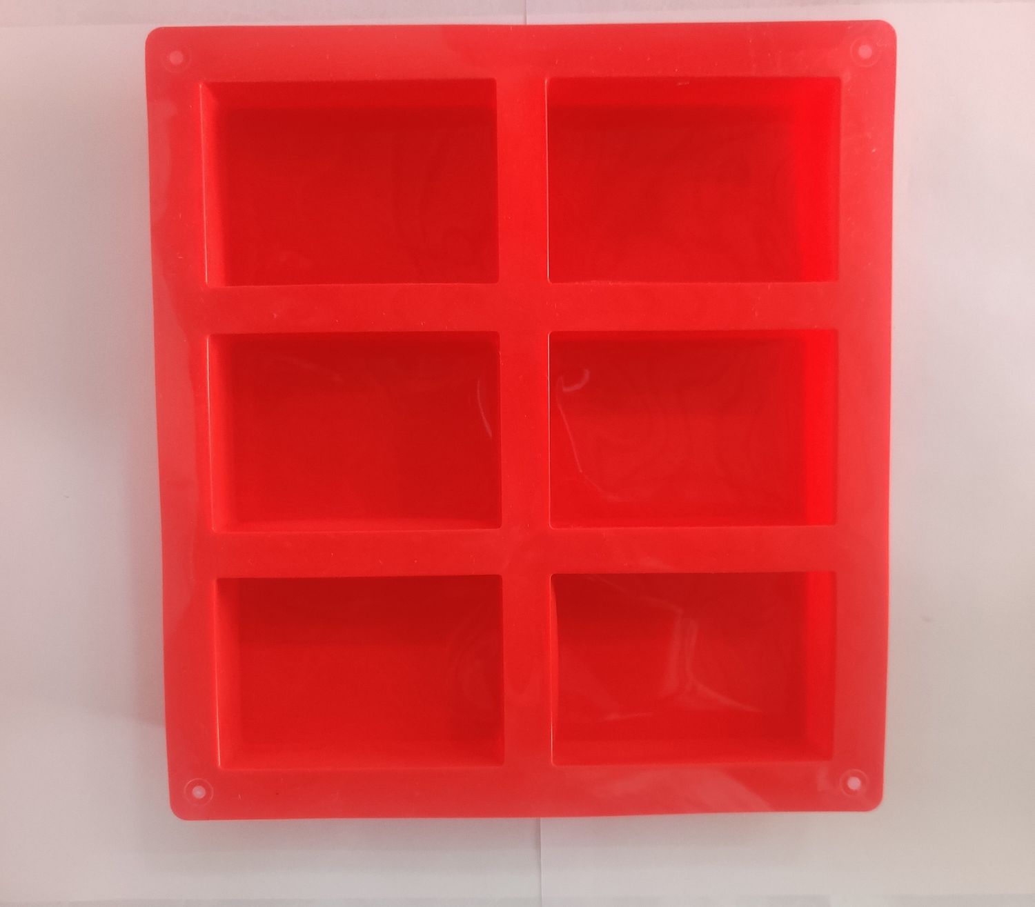 Rectangle Soap Mould(SB34)(90 gm)(6 cavity) (5.5cm*8cm*2.2 cm)