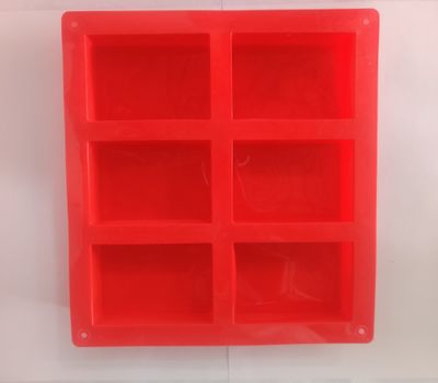 Rectangle Soap Mould(SB34)(90 gm)(6 cavity) (5.5cm*8cm*2.2 cm)