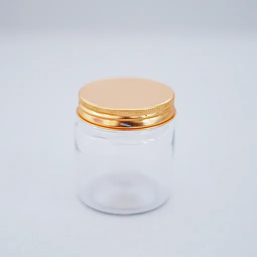 150gm Pet jar with gold aluminium screw cap (PET01)