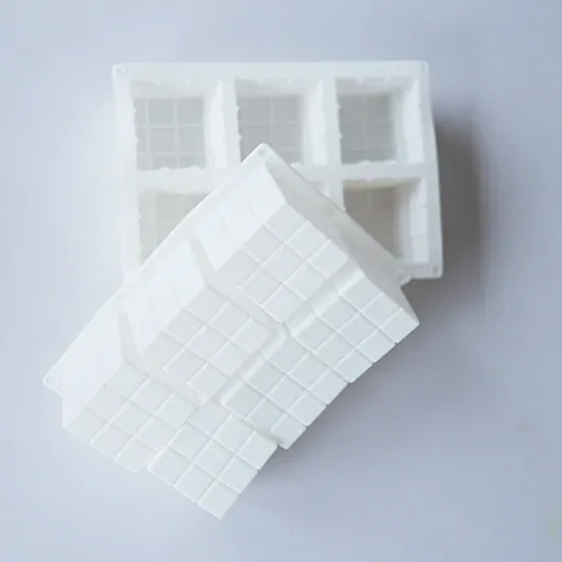 Candle/Soap Mould(SB23)(200gm-220 gm)(6 cavity) (7cm*7cm*6cm)