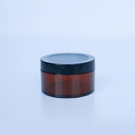 San jar (Amber) black cap 50 gm (SAN10)