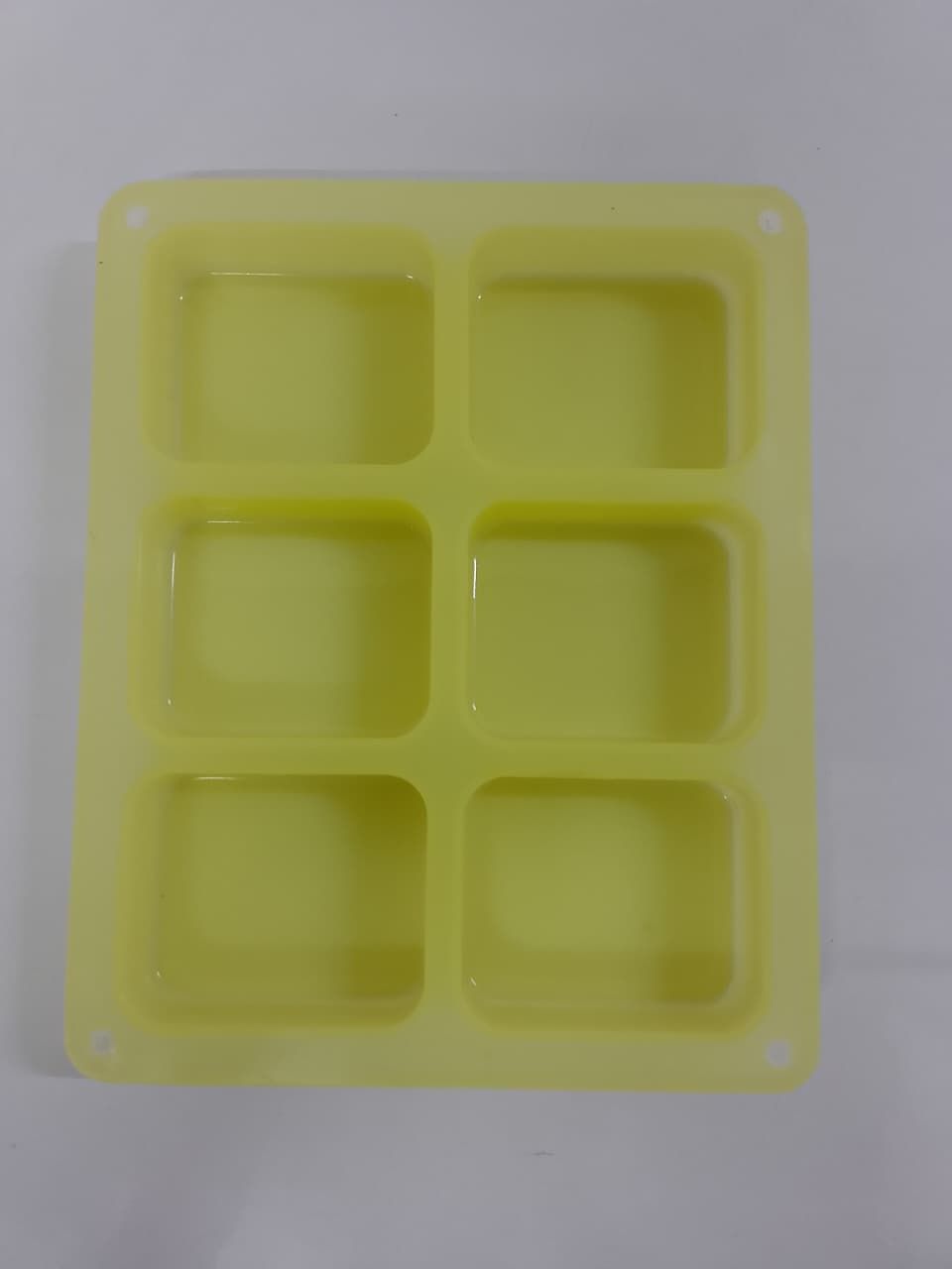 80gm-Rectangle -6 cavity-silicone soap mould