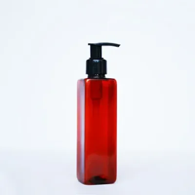 200ml Amber Square Bottle Dispenser pump(DP04)