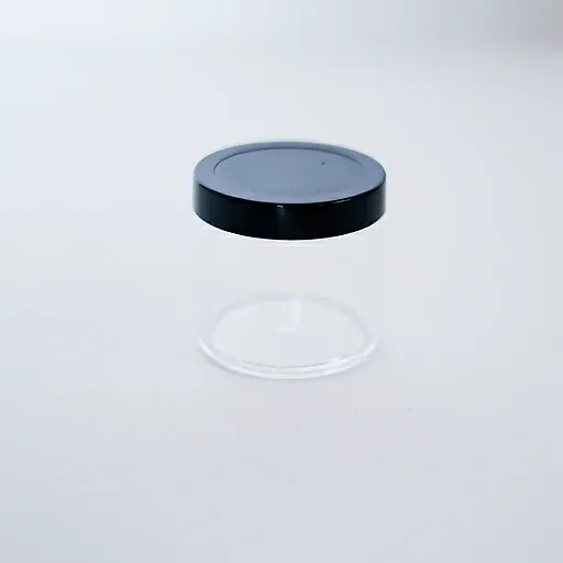 San Jar (transparent)Black Cap 100 gm (SAN04)