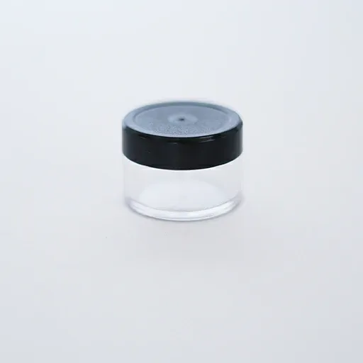San Jar (transparent)Black Cap 15 gm (SAN02)