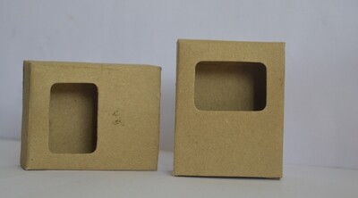 Brown small window box(7.5 cm*5.5cm*2.5 cm)(SP09)