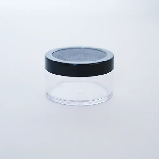 San Jar (transparent) Black Cap 50gm (SAN03)