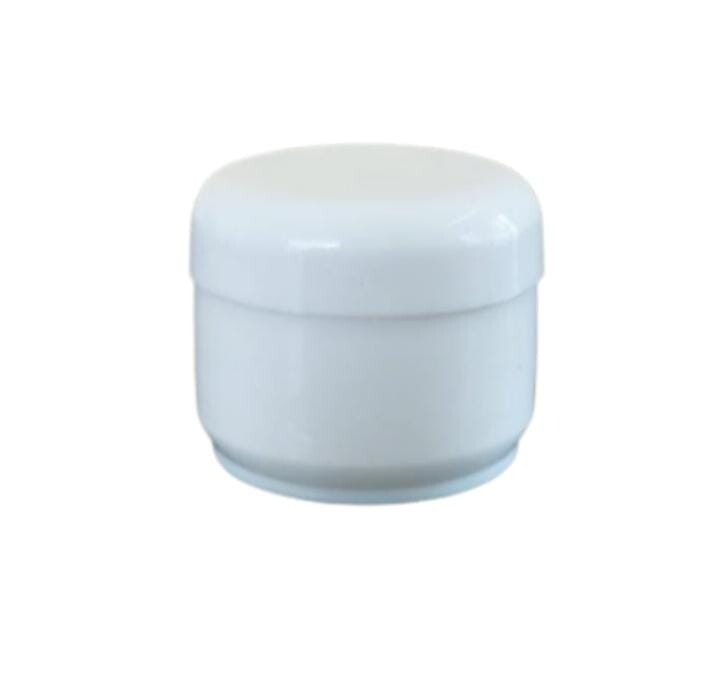 White PP Cream jar 15 gm (PP01)