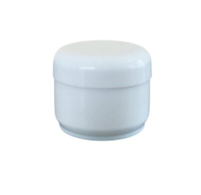 White PP Cream jar 15 gm (PP01)