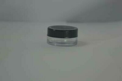 San jar (Transparent) black cap 25 gm (SAN17)