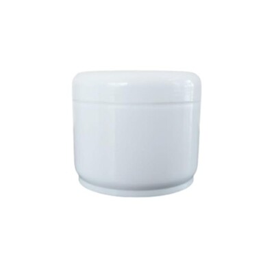 White PP Cream jar 250 gm (PP07)