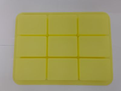 100GM silicone soap mould -rectangle -9 cavity