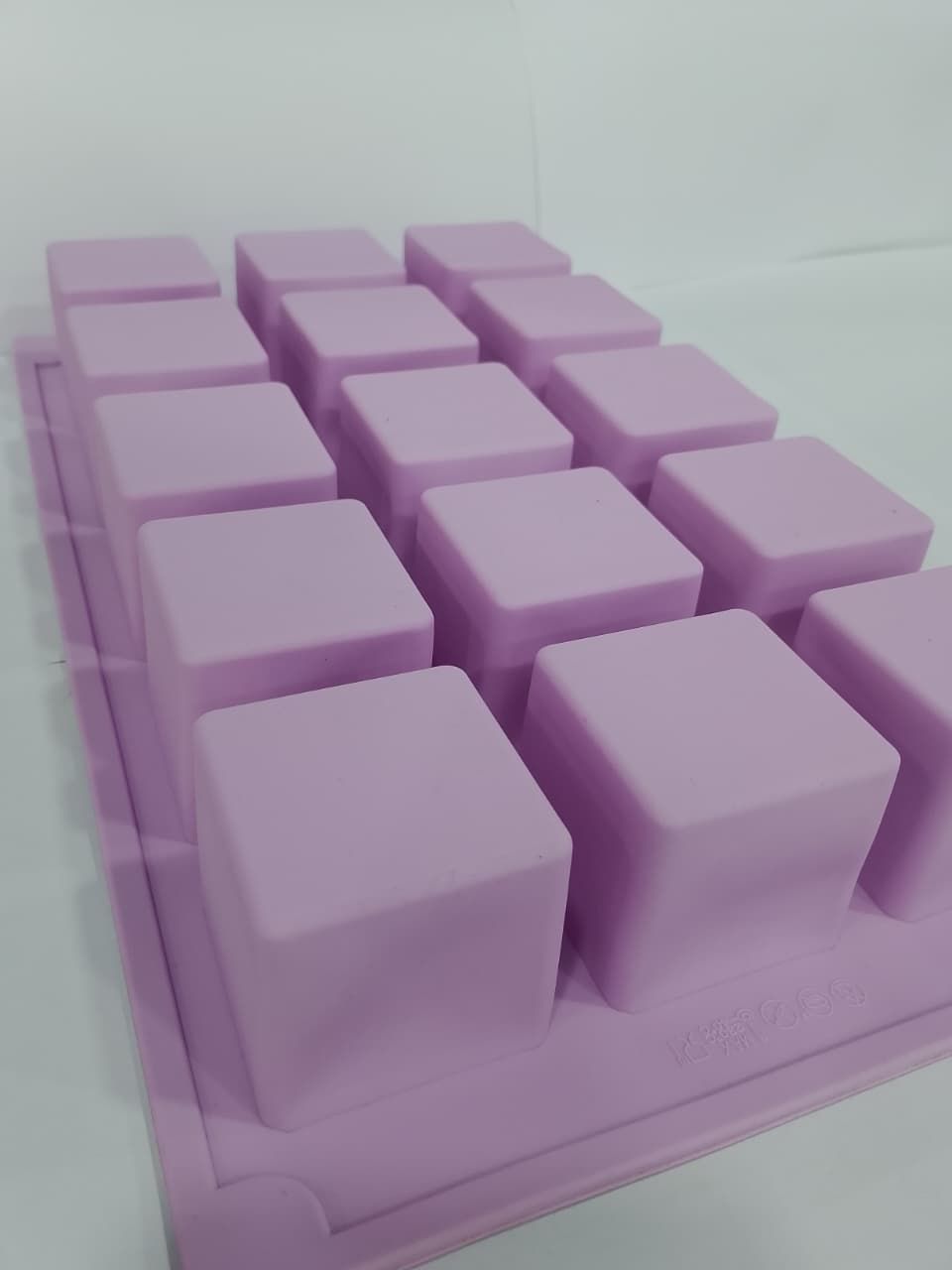 Square soap mould(60 gm)(15 cavity) (4cm*4cm*4cm)