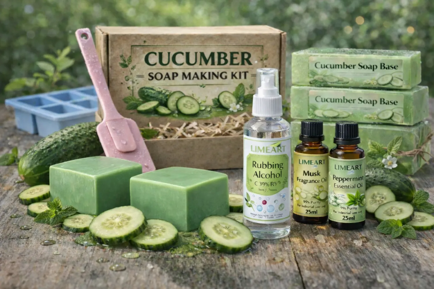 Cucumber  Soap Making Kit