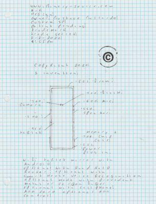 1 invention: android mirror trade secret 
with license