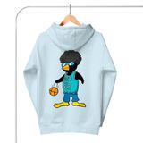 PINGÜINO BASKET_SUDADERA UNISEX COLORES CLAROS_THE GENIUS BROTHERS