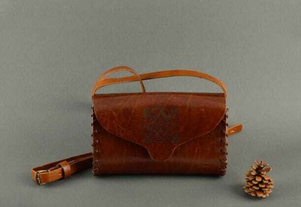 Unusual handmade leather bag leather goods shoulder bag fashion trends
MH-LI