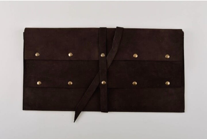 Leather bag handmade clutch bag suede bag women handbags best gifts for women
MH-LB​