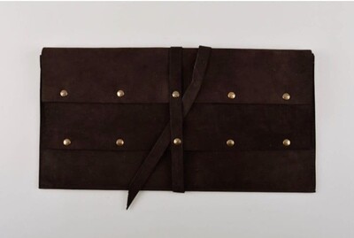 Leather bag handmade clutch bag suede bag women handbags best gifts for women
MH-LB​