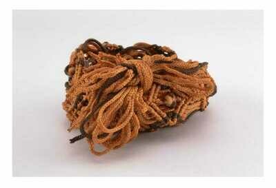 Brown woven macrame belt MH-RI