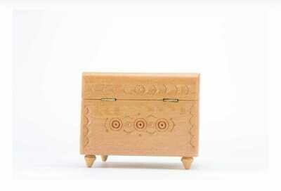 Unusual homemade wooden box MH-RE