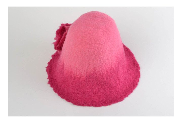 Pink handmade Hat