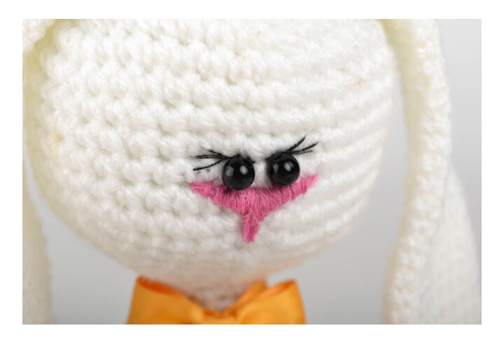 Hand-crocheted soft toy for babies handmade  MH-RA