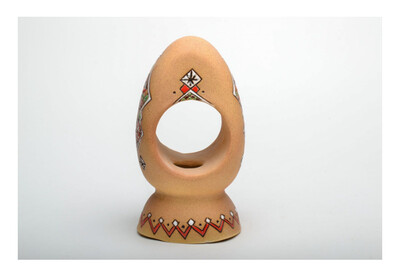 Painted Holder for one Candle MH-PL