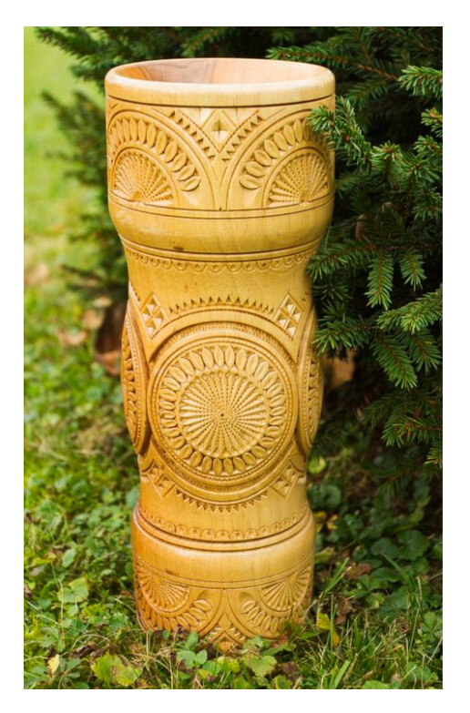 Decorative wooden vase MH-PA